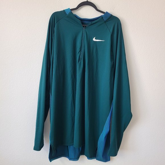 NEW Nike 2022 Pro Elite Team Half Zip Jersey CW2705-375 Size 4XL